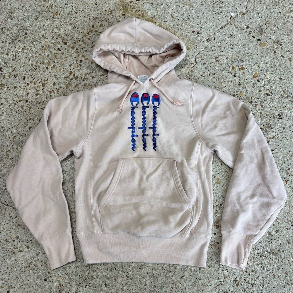 Champion Women's Pink Hoodie Sweatshirt XS Long Sleeve Casual‎ Pullover